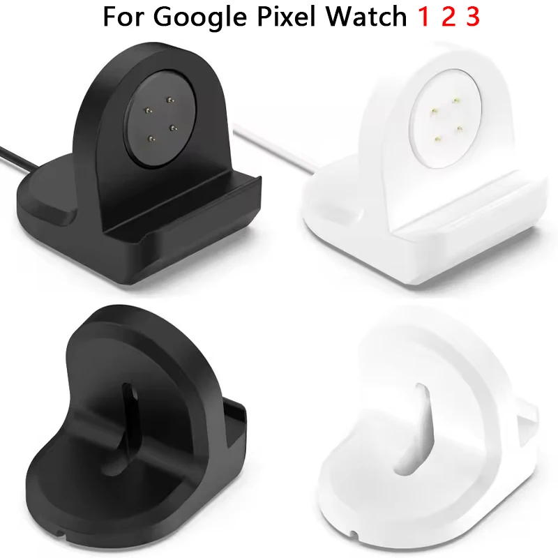 Wireless Charger Watch - ソフトシリコン充電クレードルドック ワイヤレス充電スタンド ドックブラケット Google Pixel Watch