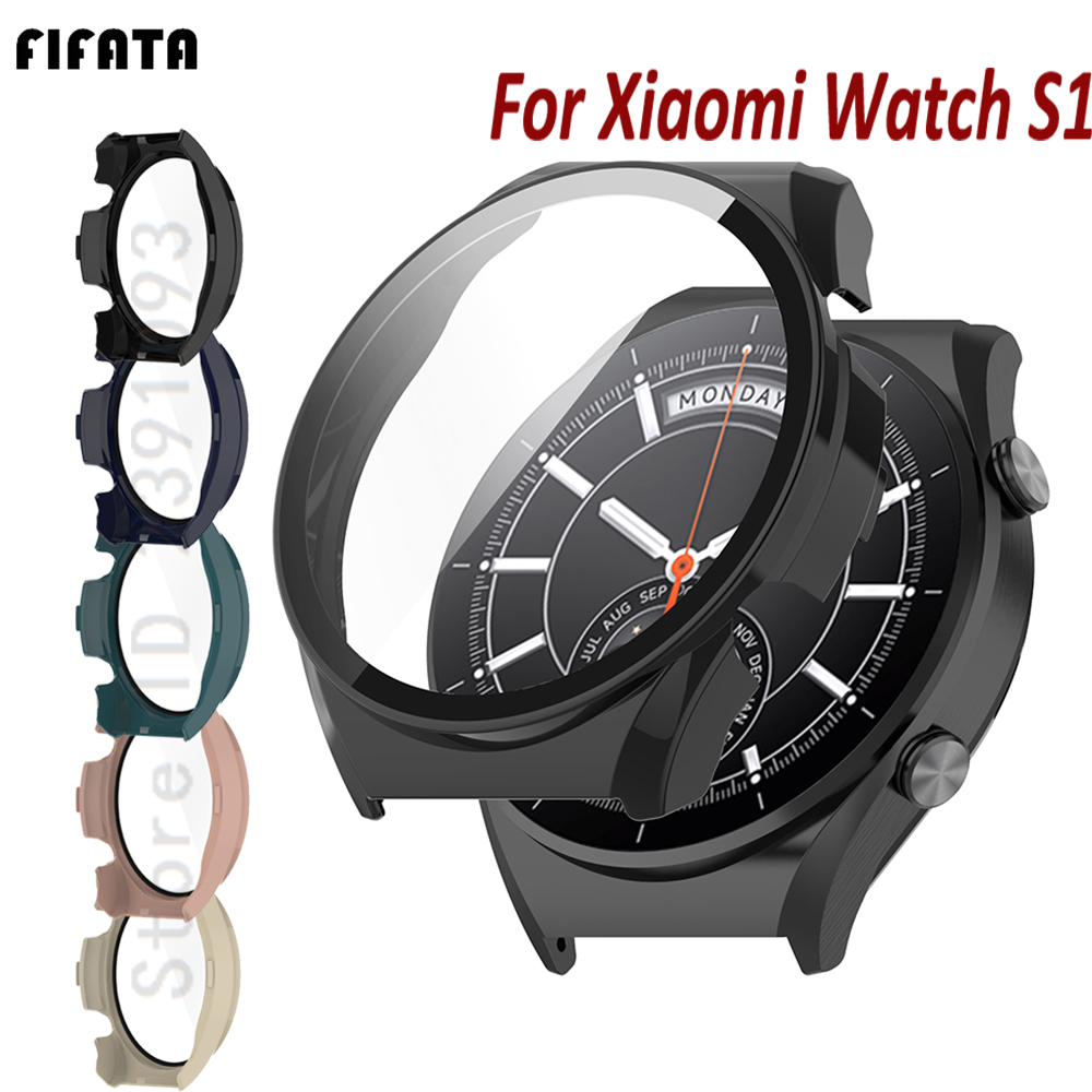 Xiaomi Smartwatch Accessories - スクリーンガラスプロテクターケース Xiaomi Watch S1 用 чехол