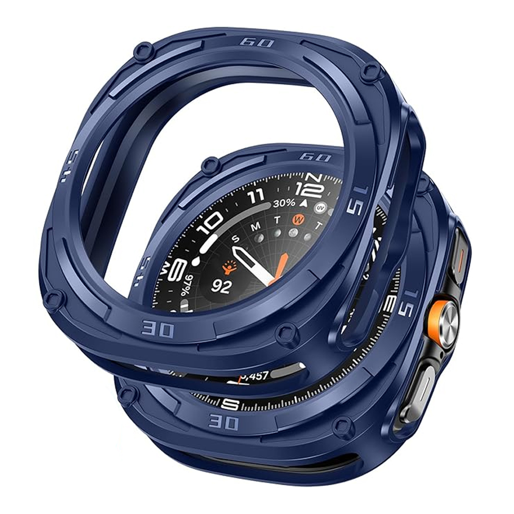 Garmin Smartwatch Accessories - サムスンギャラクシーウォッチウルトラスクリーンプロテクター 47 ミリメートルアクセサリーハード PC フレーム保護バンパーギャラクシーウォッチウルトラカバー