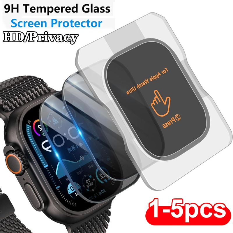 Watch Face Protector - Apple Watch Ultra2/3 49mm 用強化ガラス アンチスクラッチ