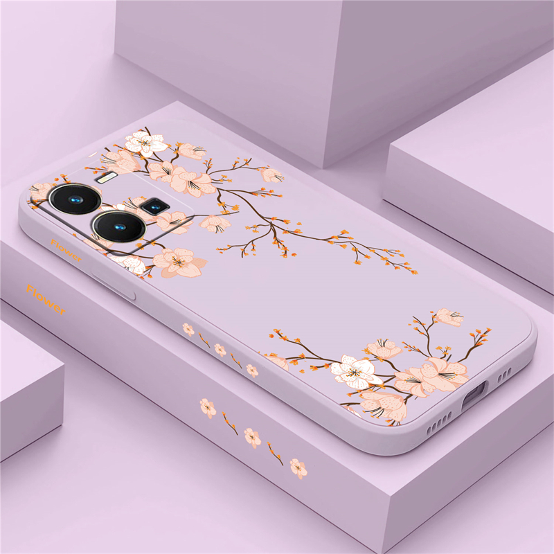 Vivo Y28 - Vivo用ソフトフローラルケース、vivo y93、y91、y85、y81、y76、y72、y51、y50、y36、y35、y28、y22s、y21、y20、y19、y17、y16、y15s、y02s