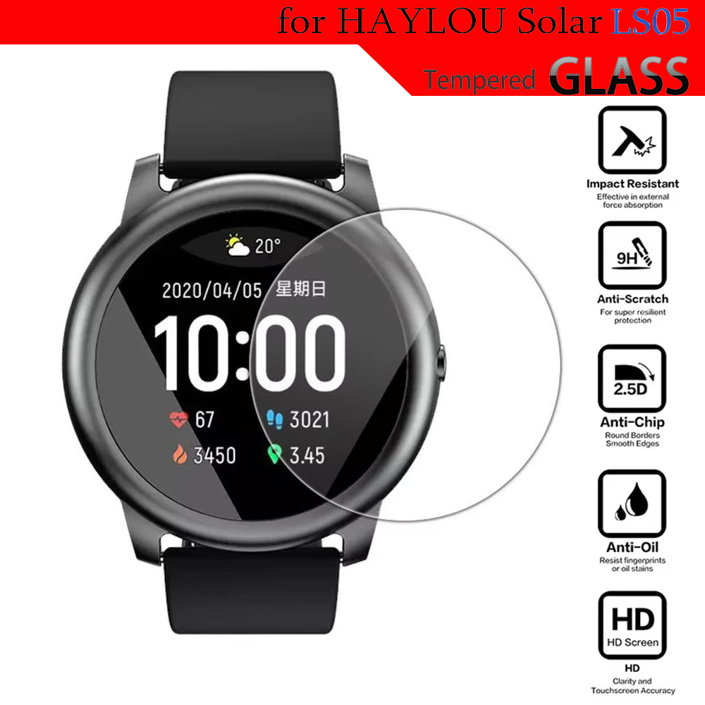 Garmin Smartwatch Accessories - 強化ガラス HayLou ソーラー LS05 スマートウォッチアクセサリーフルカバレッジ HD