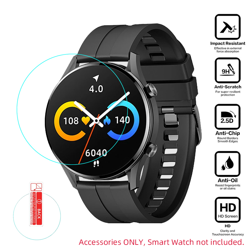 Xiaomi Smartwatch Accessories - Xiaomiスマートフォンスクリーンプロテクター,Xiaomiスマートスポーツウォッチ用強化ガラス保護フィルム,フルスクリーンプロテクター,アクセサリ