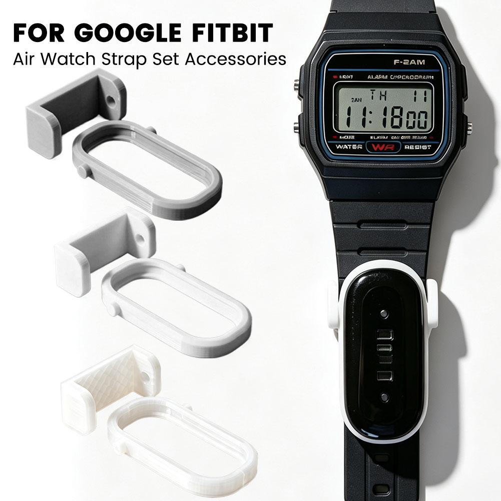 Garmin Smartwatch Accessories - Fitbit Air ウォッチバンドアダプターブラケットキット 3D プリントストラップ変換ホルダーアクセサリー Google