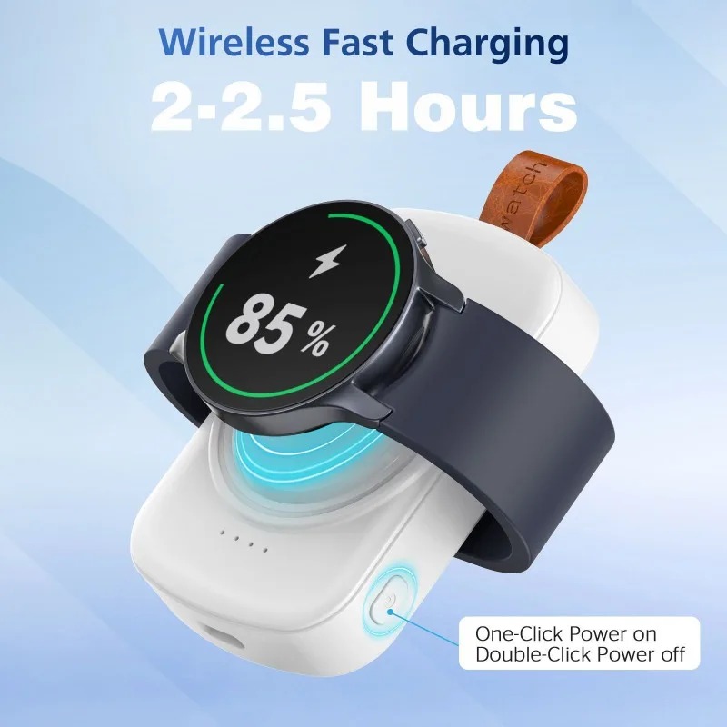 ポータブル1800mAh磁気ワイヤレスウォッチ充電器 Sam - Wireless Charger Watch のレビューと価格