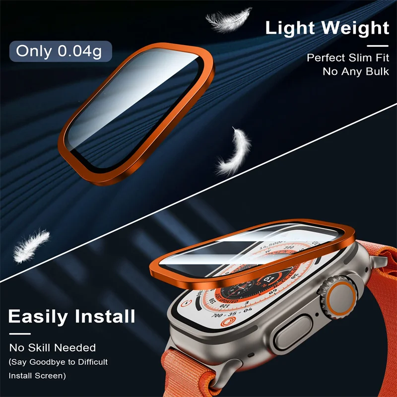 Apple Watch Ultra 用強化ガラス 49mm  - Watch Face Protector のレビューと価格