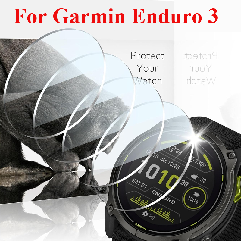強化ガラスフィルムガーミンエンデューロ 3 スマートウォッチ - Garmin Smartwatch Accessories のレビューと価格
