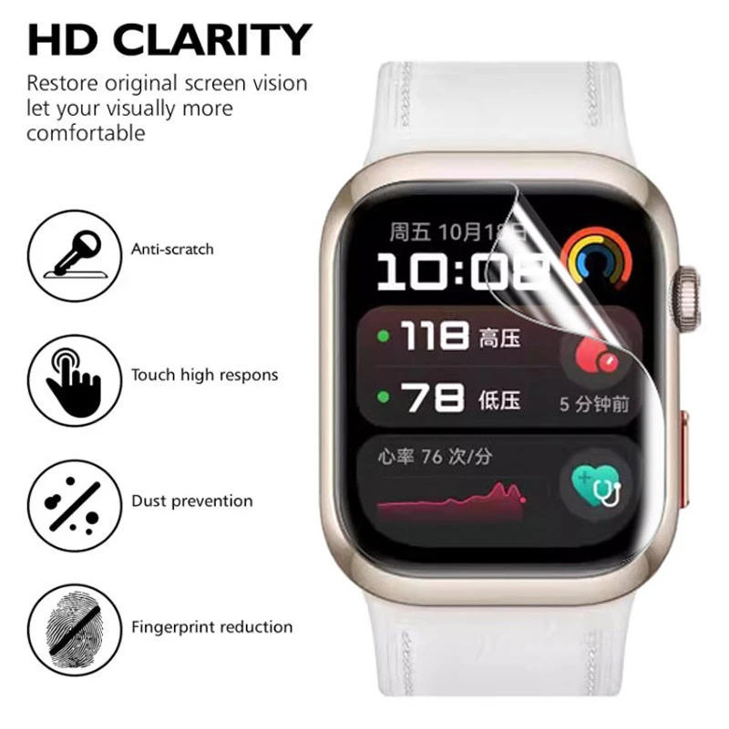 Huawei Watch用TPUヒドロゲルフィルム,透明なソ - Garmin Smartwatch Accessories のレビューと価格