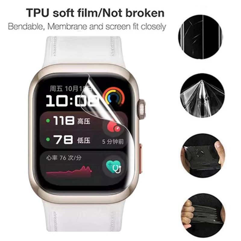 Huawei Watch用TPUヒドロゲルフィルム,透明なソ - Garmin Smartwatch Accessories のレビューと価格