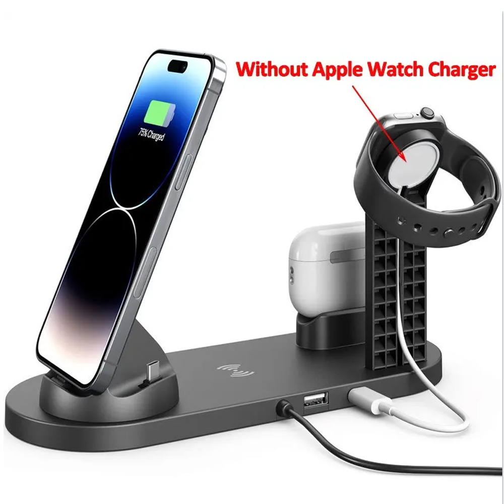 30W 7in1 ワイヤレス充電スタンドパッド iPhone - Wireless Charger Watch のレビューと価格