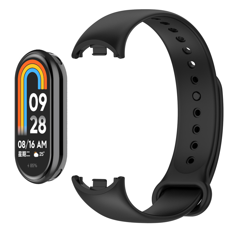 Xiaomi Mi Band 8用のスペアシリコンブレスレッ - Xiaomi Smartwatch Accessories のレビューと価格