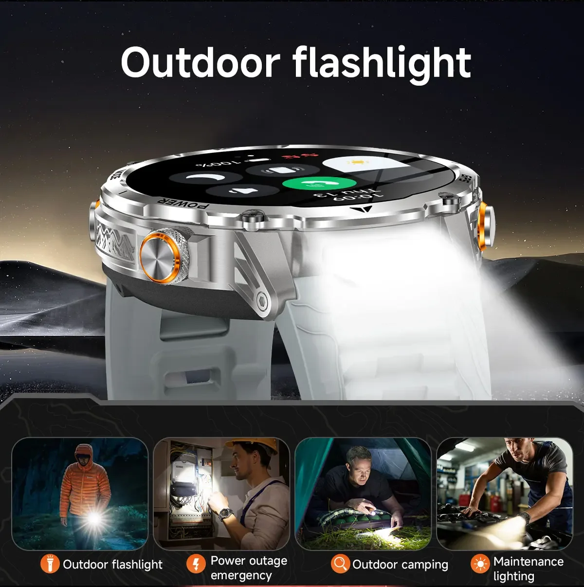 T-Rex 3 ミリタリーグレードスマートウォッチ 1100 - Smartwatch M Active のレビューと価格