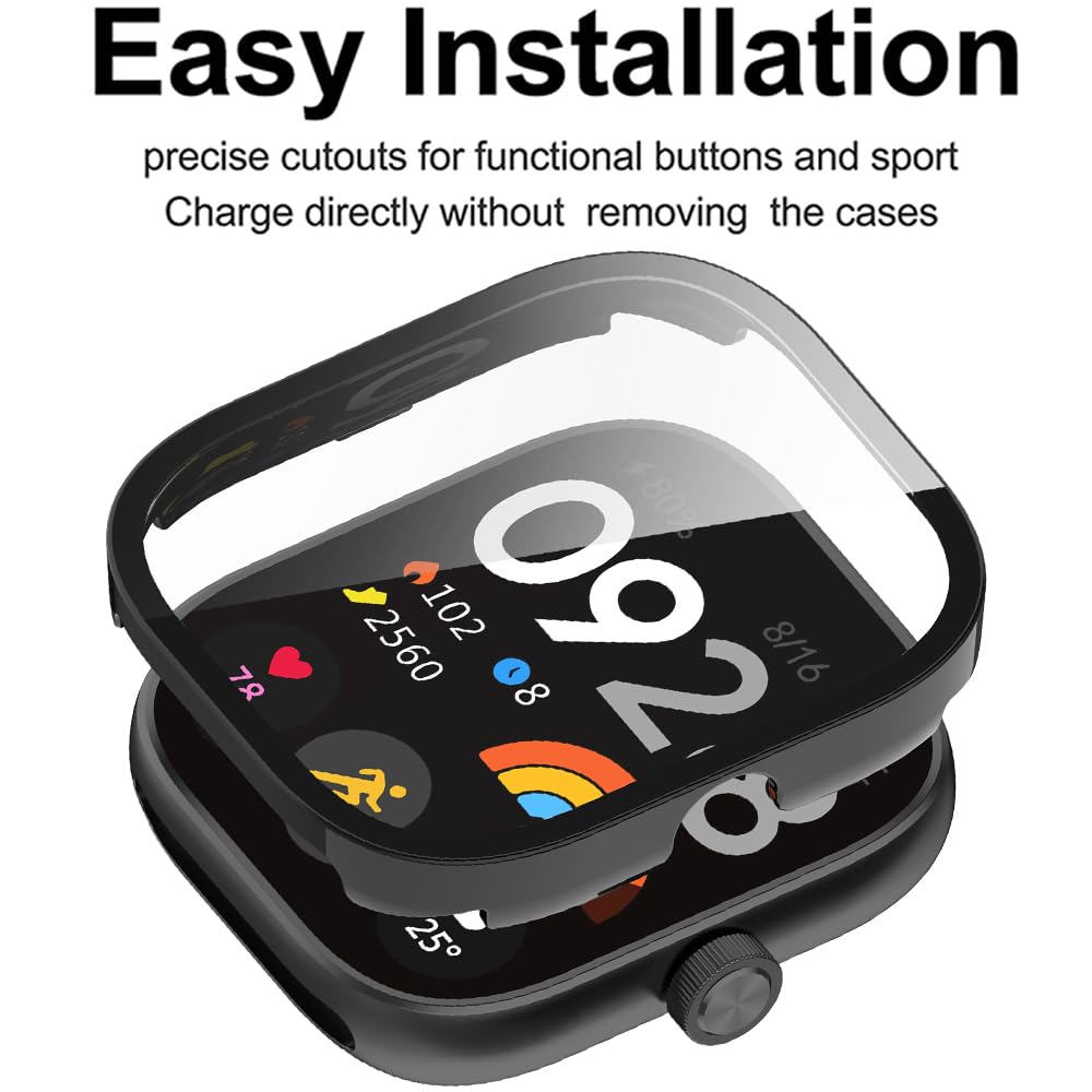 強化ガラス + ケース Xiaomi Redmi Watch - Xiaomi Smartwatch Accessories のレビューと価格