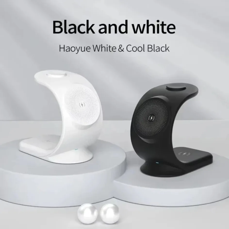 マグネット式ワイヤレス充電器 3in1 急速充電ステーション - Wireless Charger Watch のレビューと価格