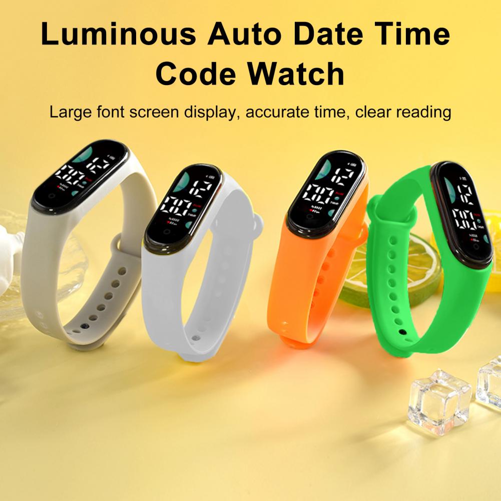 子供のためのデジタルLED腕時計,防水ブレスレット,腕時計, - Smartwatch Touch のレビューと価格