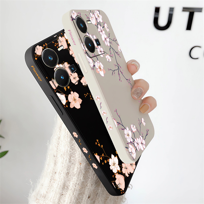 Vivo用ソフトフローラルケース、vivo y93、y91、 - Vivo Y28 のレビューと価格