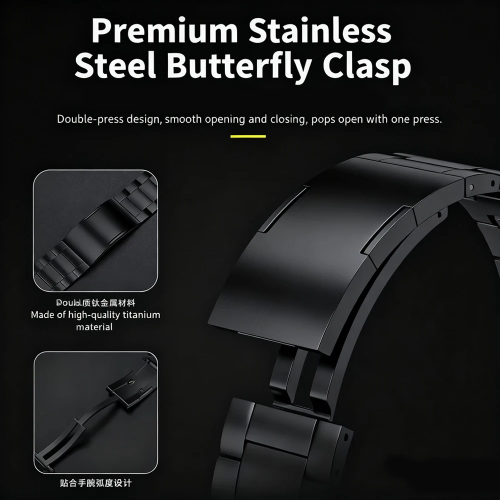 20/22mmクイックリリースチタンストラップ Xiaomi - Xiaomi Smartwatch S4 Accessories のレビューと価格