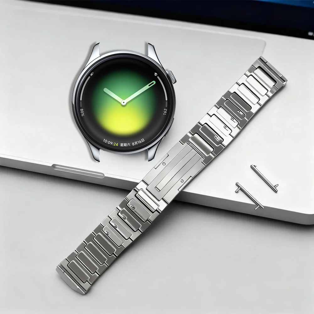 20/22mmクイックリリースチタンストラップ Xiaomi - Xiaomi Smartwatch S4 Accessories のレビューと価格