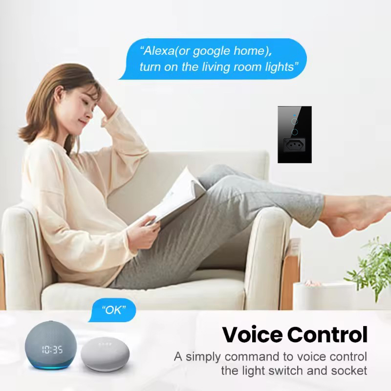 UNKAS Wifi スマートブラジルライトスイッチ壁ソケッ - Smart Accessories のレビューと価格