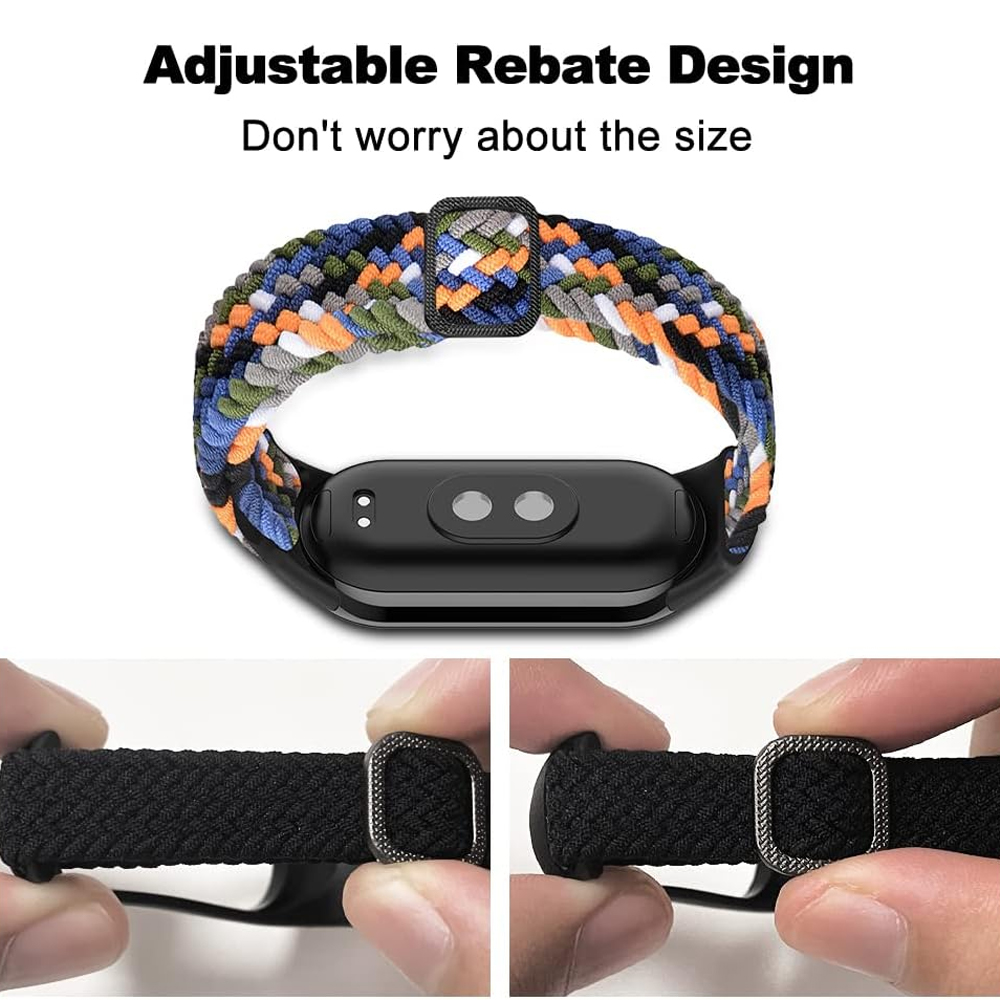 Xiaomi Mi Band 10 8 9用ストラップ 伸縮 - Solo Loop Strap のレビューと価格