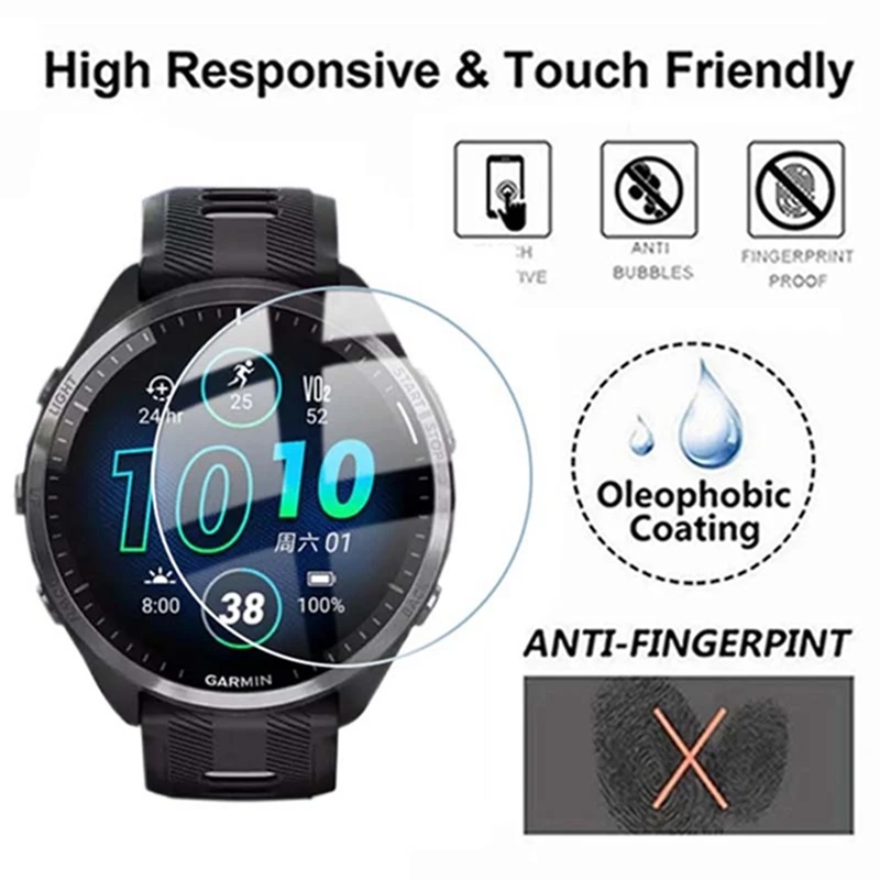 スマートウォッチアクセサリー強化ガラスフィルムスマートウォッ - Garmin Smartwatch Accessories のレビューと価格