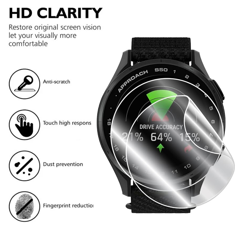 スクリーンプロテクターガーミンアプローチ S50 時計カバー - Watch Face Protector のレビューと価格