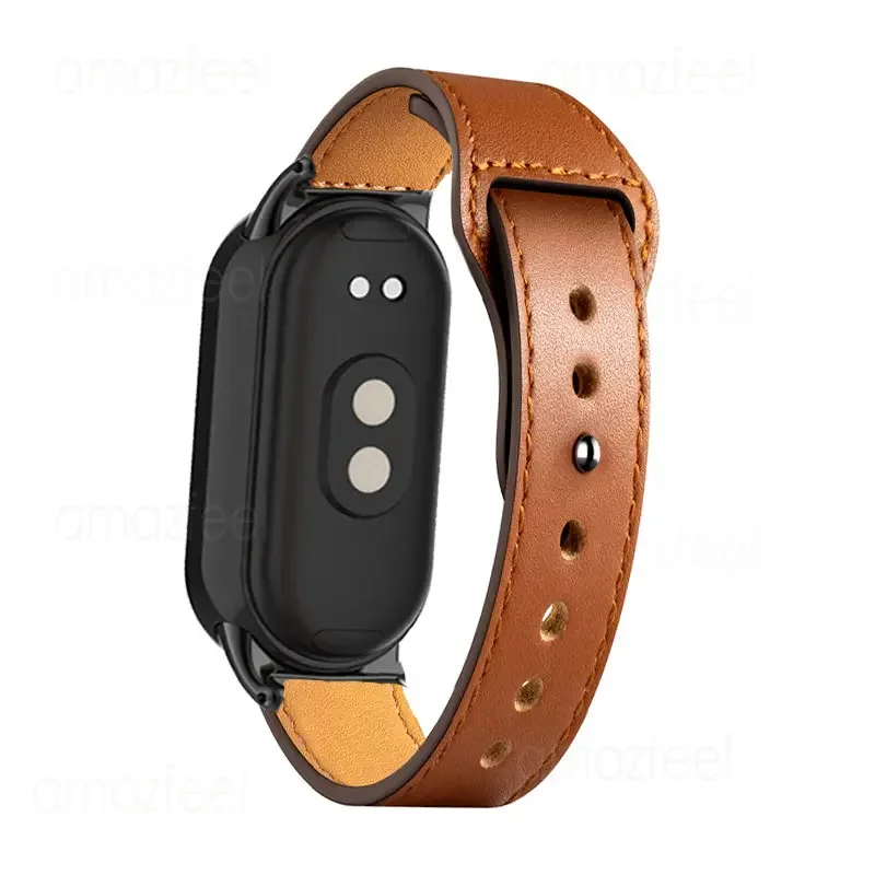 Xiaomi Mi Band 10 8 9用レザーストラップ - Xiaomi Smartwatch Accessories のレビューと価格