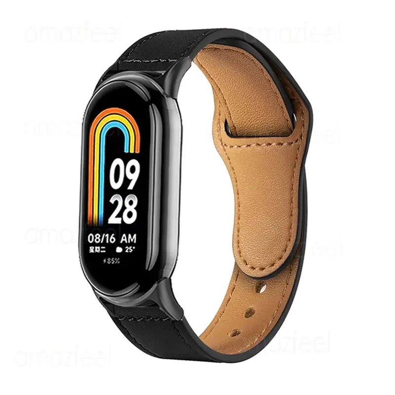 Xiaomi Mi Band 10 8 9用レザーストラップ - Xiaomi Smartwatch Accessories のレビューと価格