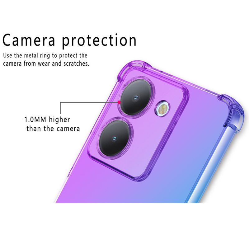 耐衝撃性TPU保護ケース,耐衝撃性,傾斜,生体内保護ケースy - Vivo Y28 のレビューと価格