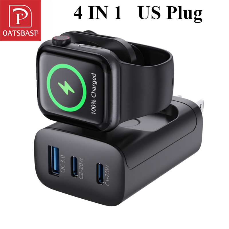 Oatsbasf 4 In 1 QC3.0 高速磁気時計ワイ - Wireless Charger Watch のレビューと価格