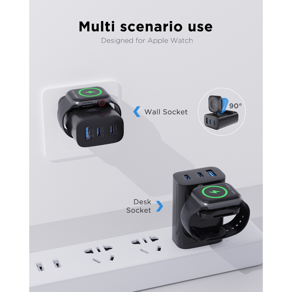 Oatsbasf 4 In 1 QC3.0 高速磁気時計ワイ - Wireless Charger Watch のレビューと価格