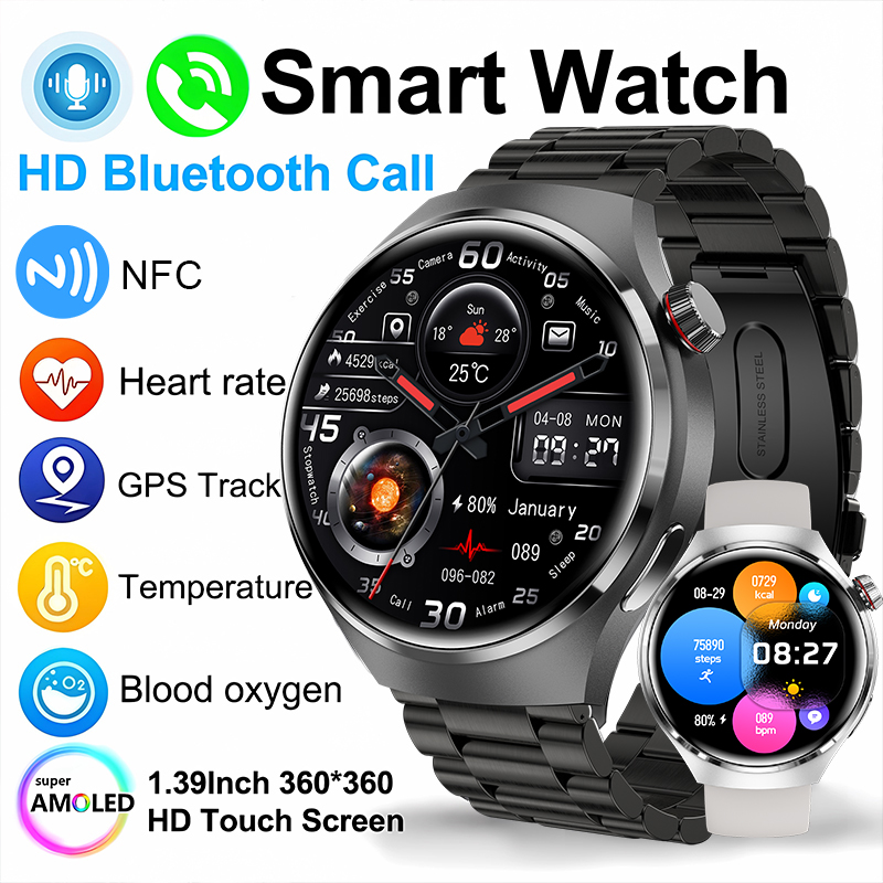 2026 新しいスマートウォッチ心拍数健康モニター Blue - Smartwatch Faces のレビューと価格