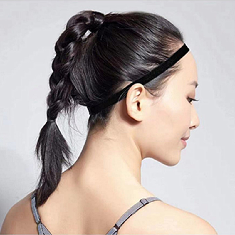 5 個のノンスリップ弾性スポーツヘアバンド黒伸縮性スポーツヘ - Milanaise Mesh Band のレビューと価格