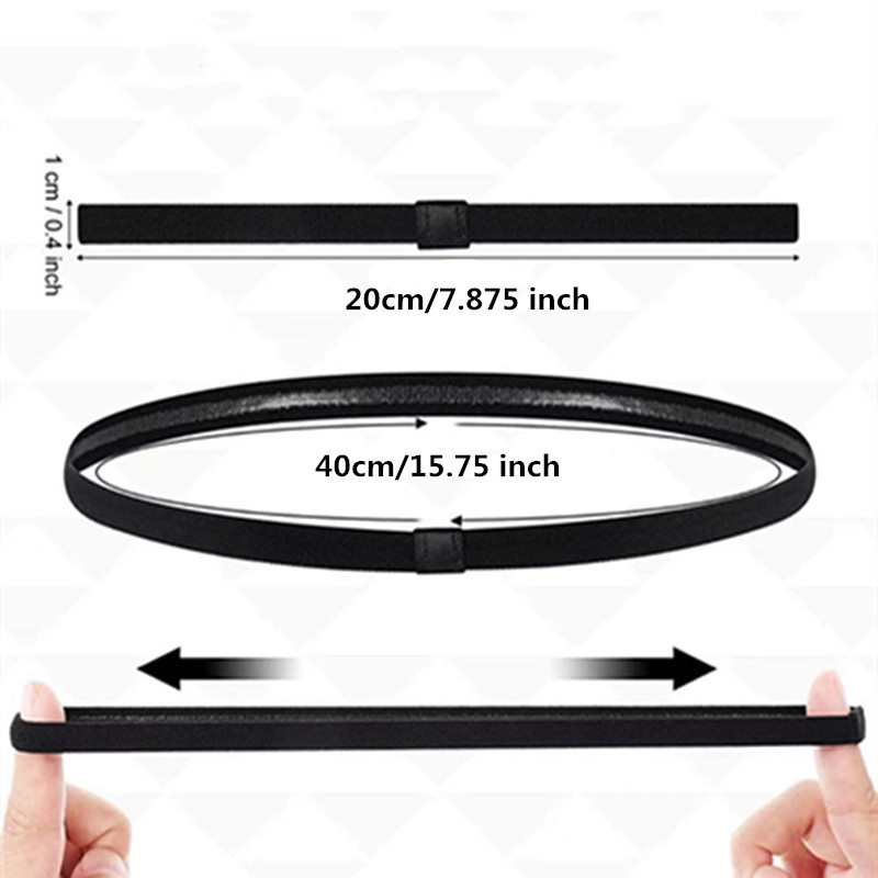 5 個のノンスリップ弾性スポーツヘアバンド黒伸縮性スポーツヘ - Milanaise Mesh Band のレビューと価格