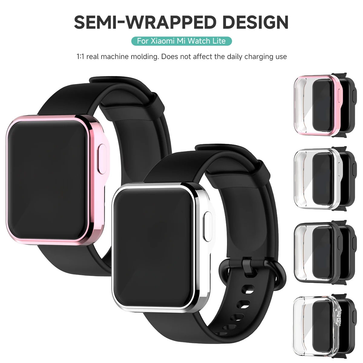 Xiaomi Mi Watch Lite用ケース,Redmi - Xiaomi Smartwatch Accessories のレビューと価格