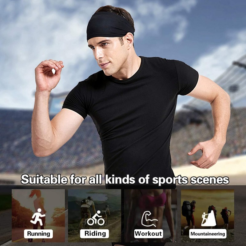 5 個スポーツ弾性ヘッドバンドヨガ汗止めバンド男性女性用屋外 - Milanaise Mesh Band のレビューと価格