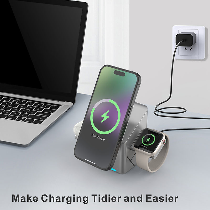 15W 3in1多機能タッチ式磁気ワイヤレス充電ドック（Sa - Smartwatch Touch のレビューと価格
