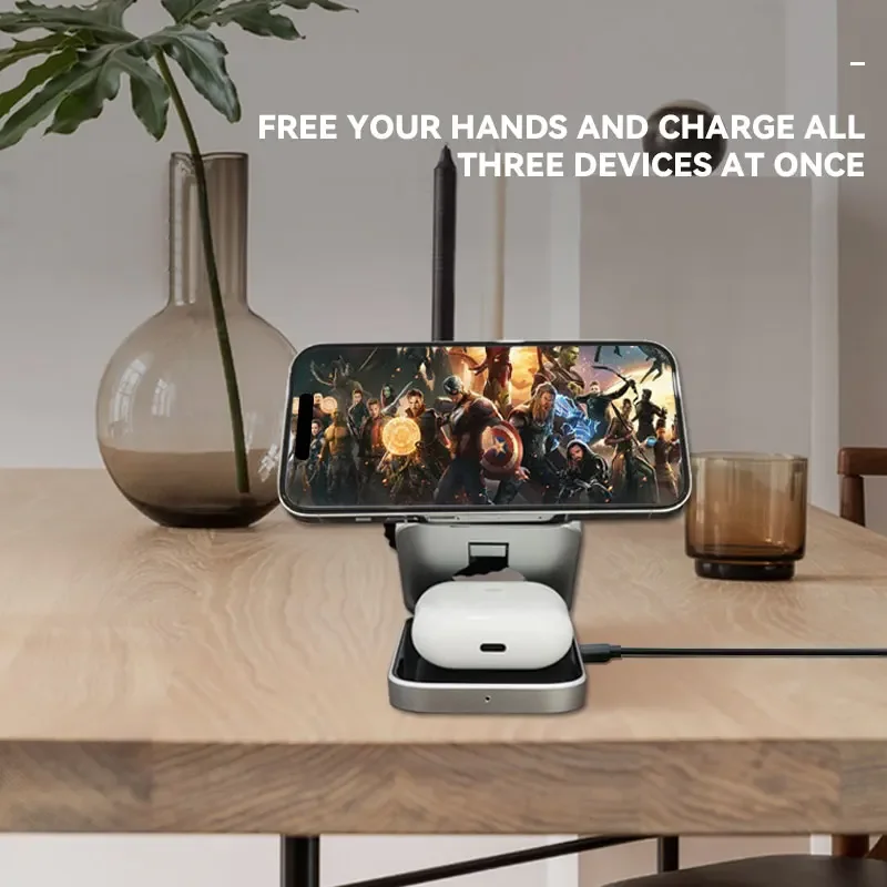 磁気ワイヤレス充電スタンド,急速充電ステーション,iPhon - Wireless Charger Watch のレビューと価格