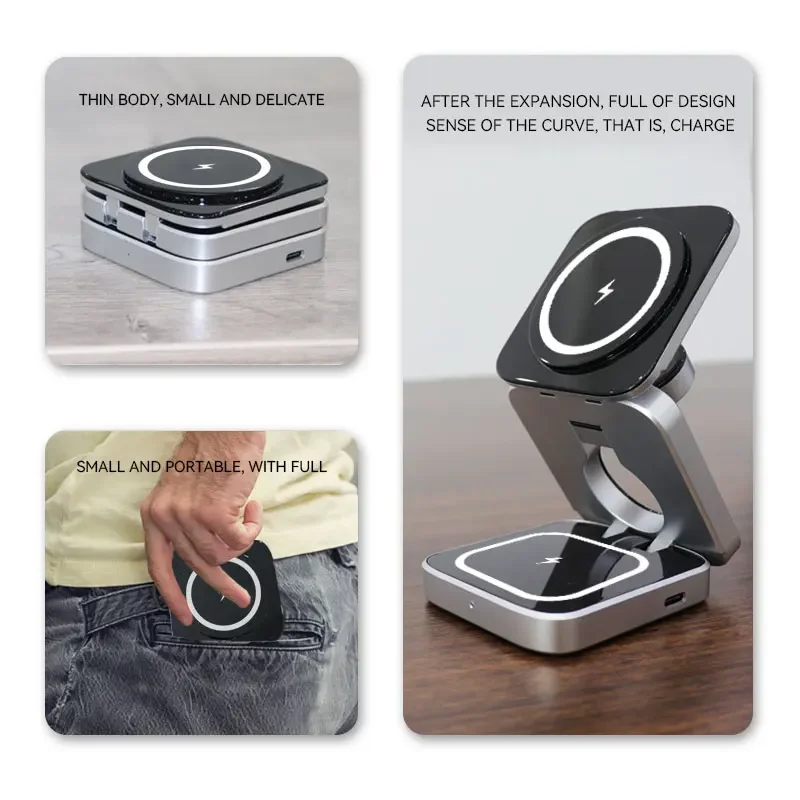 磁気ワイヤレス充電スタンド,急速充電ステーション,iPhon - Wireless Charger Watch のレビューと価格
